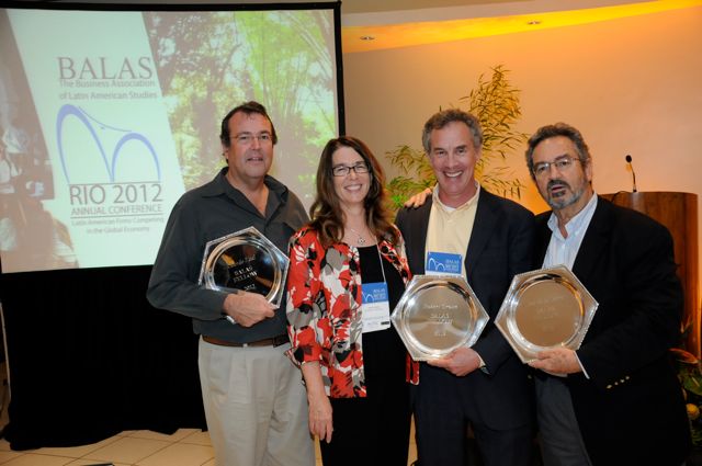 This included Ricardo Leal (COPPEAD-UFRJ), Robert Grosse (George Mason University), José de la Torre (Florida International University) and Fernando Robles - not pictured (George Washington University).